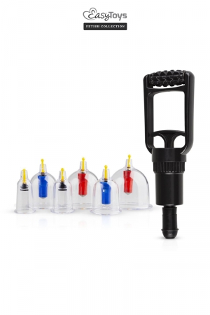 Coffret 6 ventouses Cupping Set - EasyToys Fetish Collection