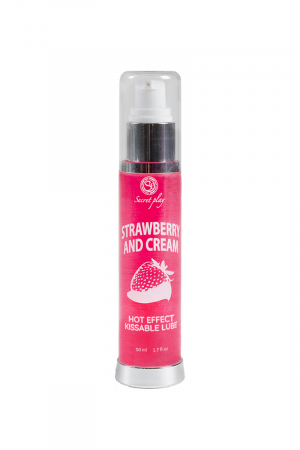 Lubrifiant chauffant goût fraise chantilly - Secret Play
