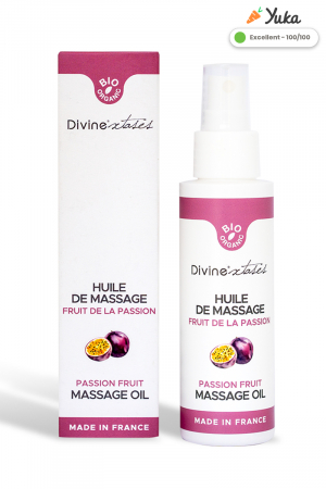 Huile de massage gourmande BIO Fruit de la passion