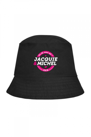 Bob Jacquie et Michel noir - logo rond