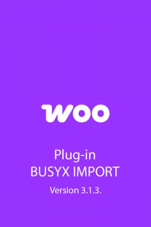 Plug-in Busyx Import Woo Commerce V 3.1.3