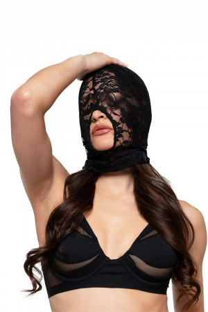 Cagoule BDSM en Dentelle - Bedroom Fantasies