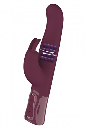 Vibro Rabbit rotatif triple stimulation XXL - She.E.O