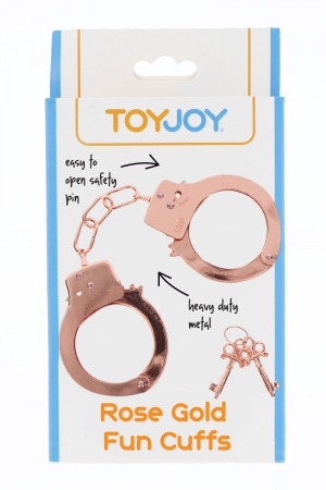 Menottes métal rose gold - Toy Joy – Image 2