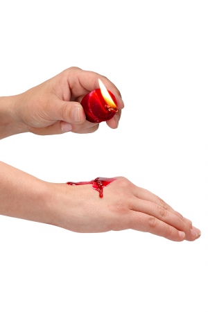 4 bougies SM rouges parfumées - Ouch! – Image 2