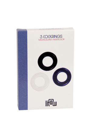Set 3 Cockrings multicolore - Litolu – Image 2