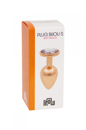 Plug bijou rose gold S - Litolu – Image 2