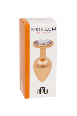 Plug bijou rose gold M - Litolu – Image 2