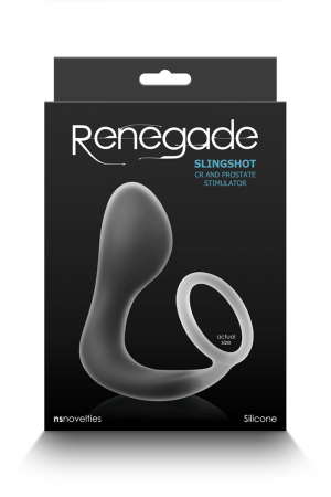 Plug prostatique avec cockring Renegade Slingshot – Image 2