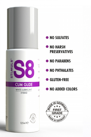 Lubrifiant hybride S8 effet sperme 125ml – Image 2