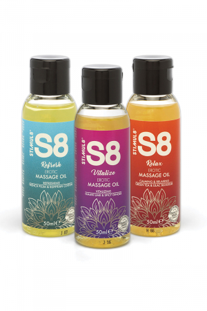 Coffret huiles de massage S8 3x50ml – Image 2