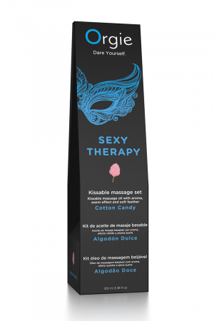 Huile de massage embrassable Sexy Therapy barbe à papa – Image 4