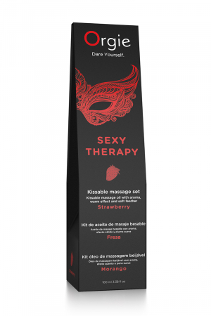 Huile de massage embrassable Sexy Therapy fraise – Image 4