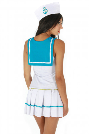 Costume de marin femme (3 pièces) – Image 2
