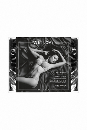 Drap Vinyle noir 220 x 200 cm - Fetish Tentation – Image 2