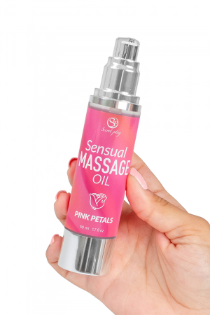 Huile de massage Pétales de Rose - Secret Play – Image 2