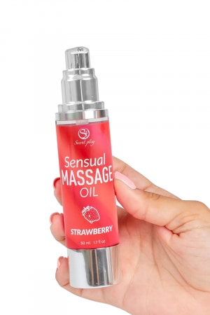 Huile de massage Fraise - Secret Play – Image 2