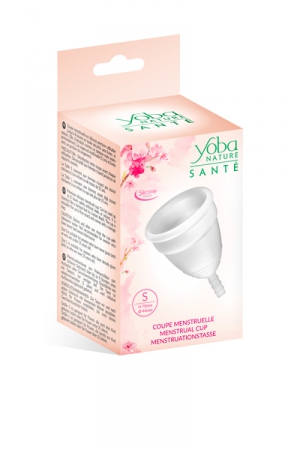 Coupe menstruelle Blanche Yoba Nature – Image 2