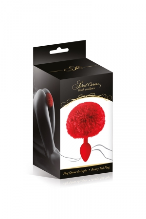 Plug queue de lapin - rouge – Image 2