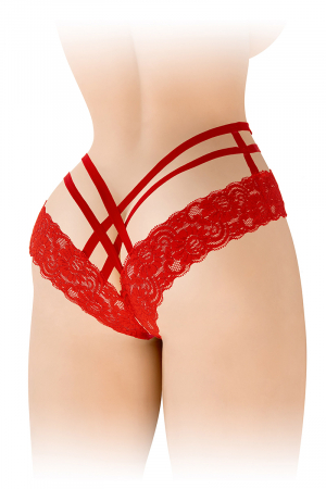 Tanga ouvert Anne - rouge – Image 2