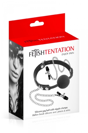 Baillon pinces à tétons - Fetish Tentation – Image 2