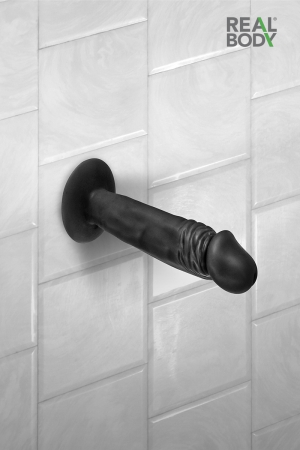 Gode réaliste 16 cm noir - Real Zack – Image 2