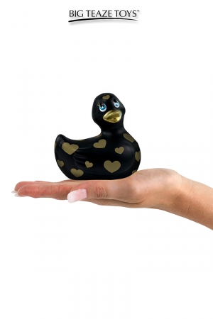 Mini canard vibrant Romance noir et or – Image 2