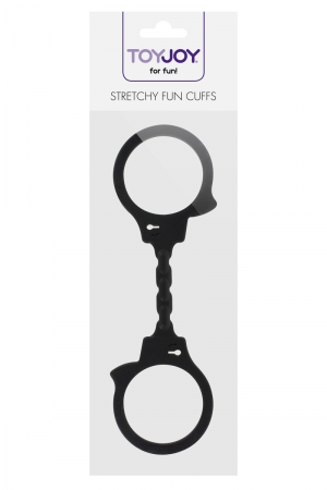 Menottes silicone stretchy - noir – Image 2