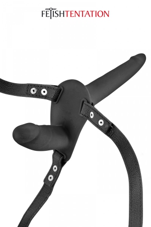 Double gode ceinture noir - Fetish Tentation – Image 2
