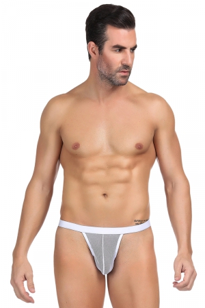 String homme blanc résille – Image 4