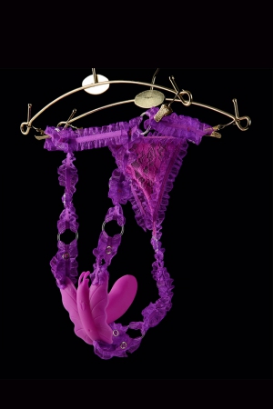 Stimulateur papillon connecté Lydia - violet – Image 2