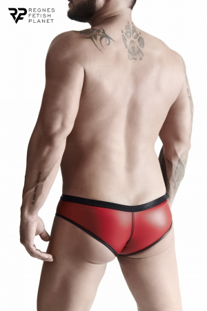 Slip rouge wetlook - Regnes – Image 4