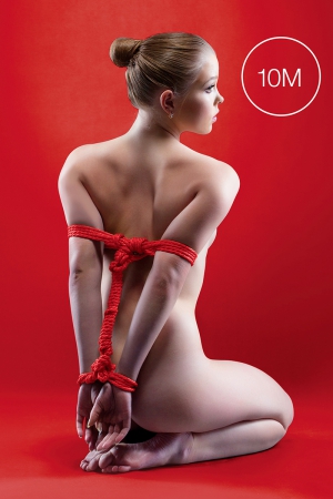 Corde de bondage Japonais 10m rouge - Ouch – Image 2