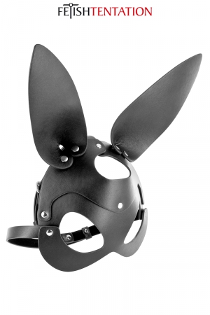 Masque bunny simili cuir réglable - Fetish Tentation – Image 4