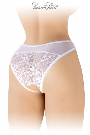 Tanga blanc ouvert Ava - Fashion Secret – Image 2