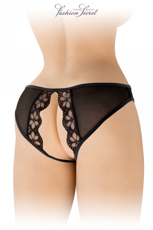 Culotte noire ouverte Ambre - Fashion Secret – Image 2