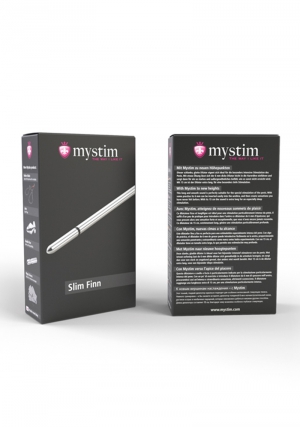 Sonde urétrale électro-stimulation Slim Finn - Mystim – Image 2