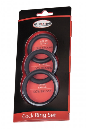 Set 3 CockRings silicone - Malesation – Image 2