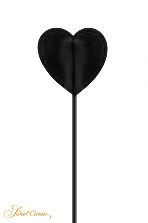 Tapette coeur avec pompon noir - Sweet Caress – Image 2