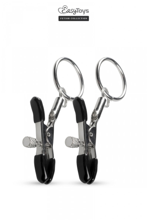 Pinces à tétons avec anneau - Easytoys Fetish Collection – Image 2