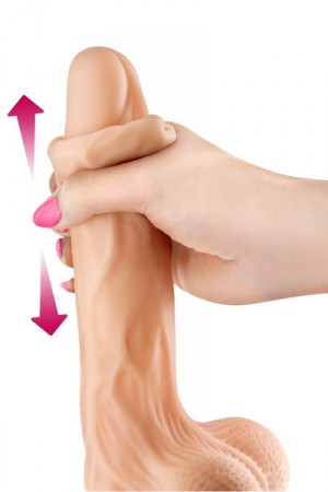 Gode ultra-réaliste 21 cm - Real Brad – Image 4