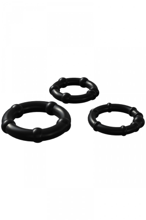 Set 3 Cockrings noir Babooom - Wooomy – Image 3