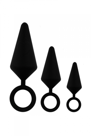 kit d'entrainement anal 3 plugs silicone - Litolu – Image 3