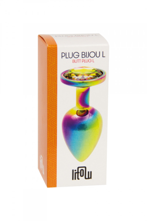 Plug bijou arc-en-ciel L - Litolu – Image 3