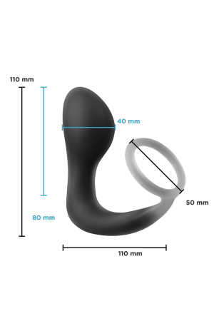 Plug prostatique avec cockring Renegade Slingshot – Image 3