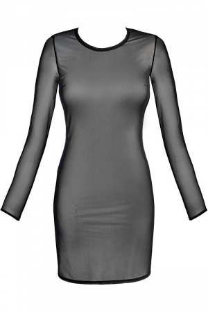 Robe tulle noir V-10639 - Axami – Image 3