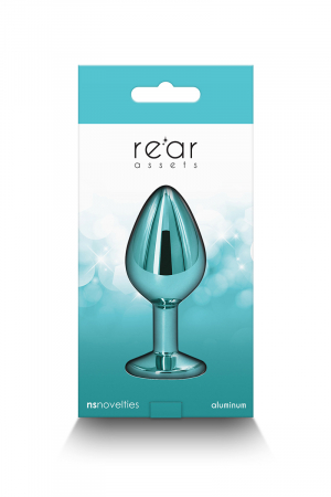 Plug bijou aluminium chromé vert M – Image 3