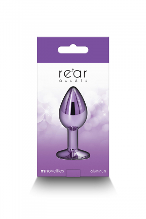 Plug bijou aluminium chromé violet S – Image 3