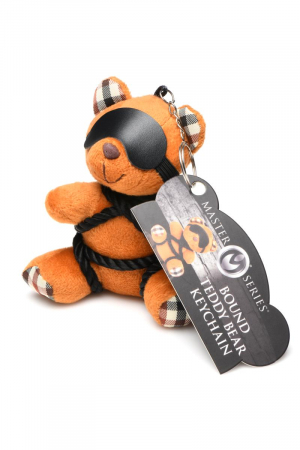 Porte-clés Teddy Bear en tenue Bondage – Image 3