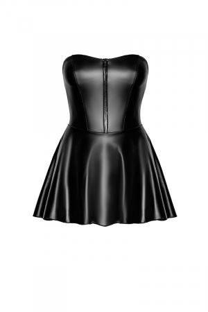 Mini robe bustier Dreamer F308 wetlook – Image 3